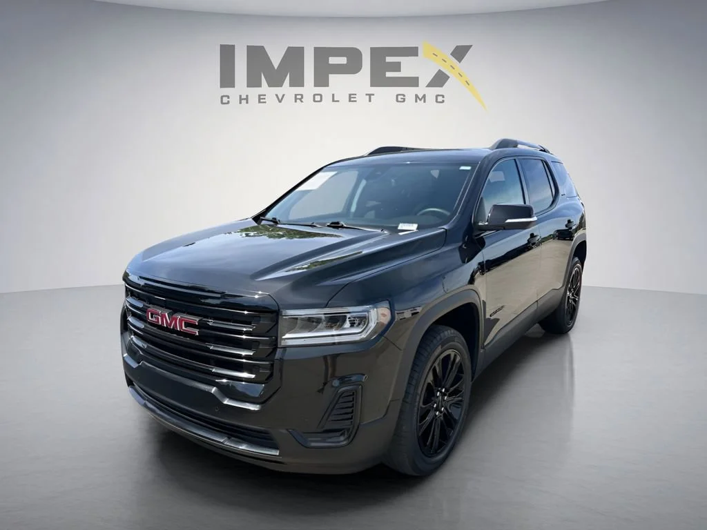 Used 2023 Ebony Twilight Metallic GMC SLE image 1