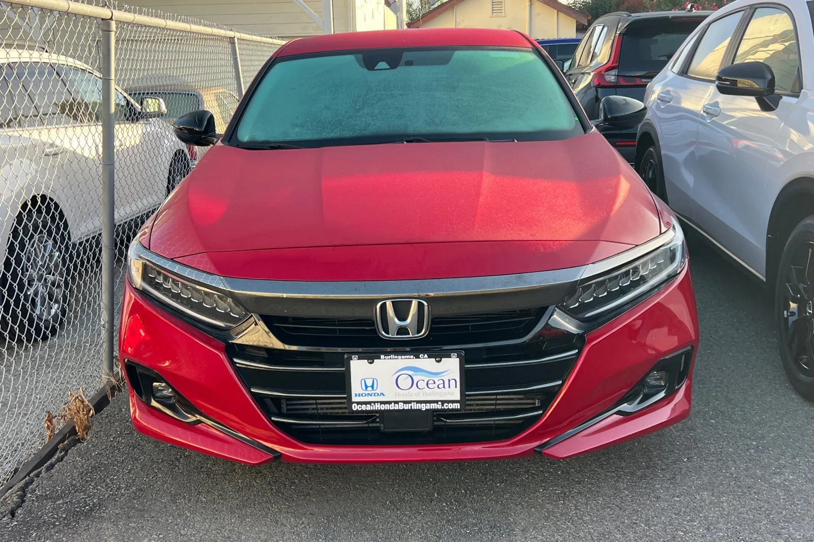 Certified Used 2022 Radiant Red Metallic Honda Sport Special Edition image 3