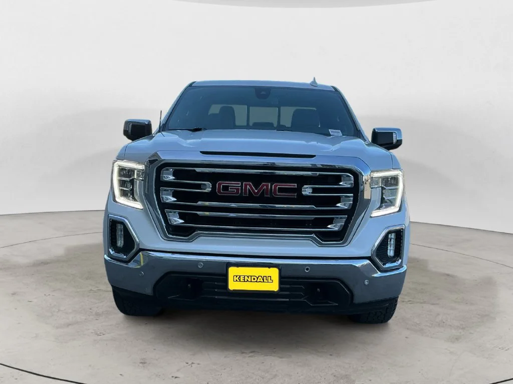 Used 2021 WHITE FROST TRICOAT GMC SLT image 3
