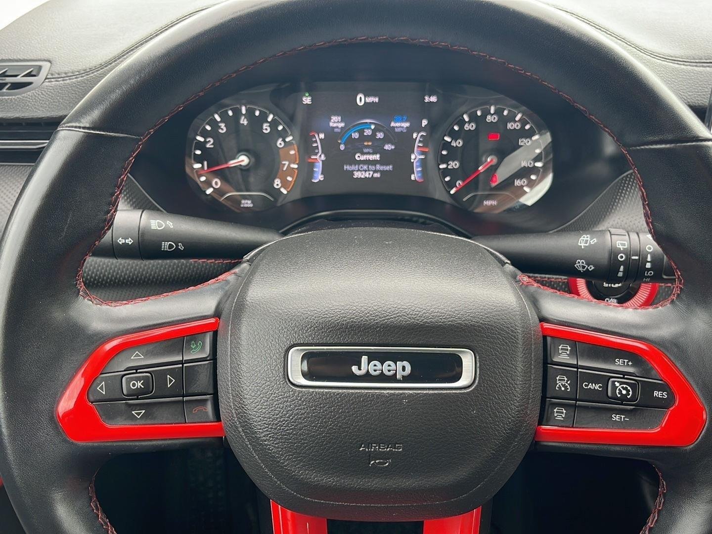 Used 2022 Velvet Red Pearlcoat Jeep Trailhawk image 24