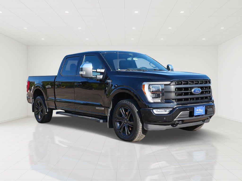 Certified Used 2021 Black Ford Lariat image 1