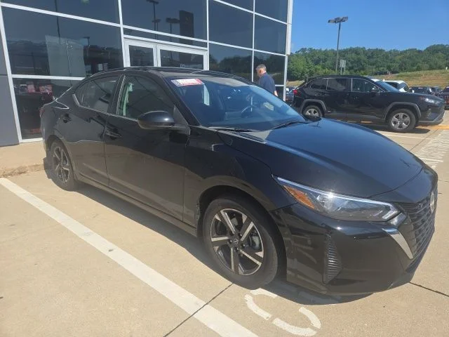 Used 2025 Black Nissan SV image 2