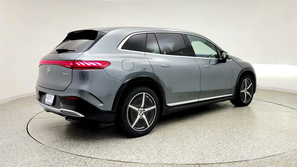 Used 2023 Selenite Grey Metallic Mercedes-Benz EQS 580 4MATIC® SUV, Exclusive w/ PRE-SAFE Rear Seat Package, HUD image 5