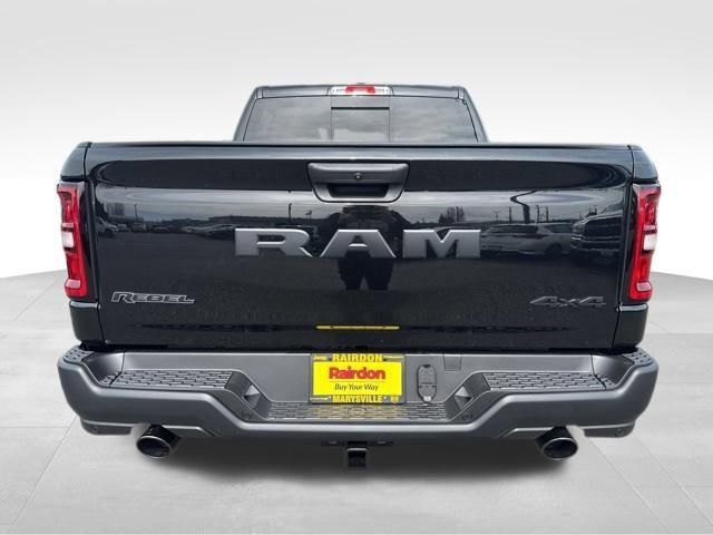 New 2026 Diamond Black Crystal Pearl-Coat Exterior Paint RAM Rebel image 6