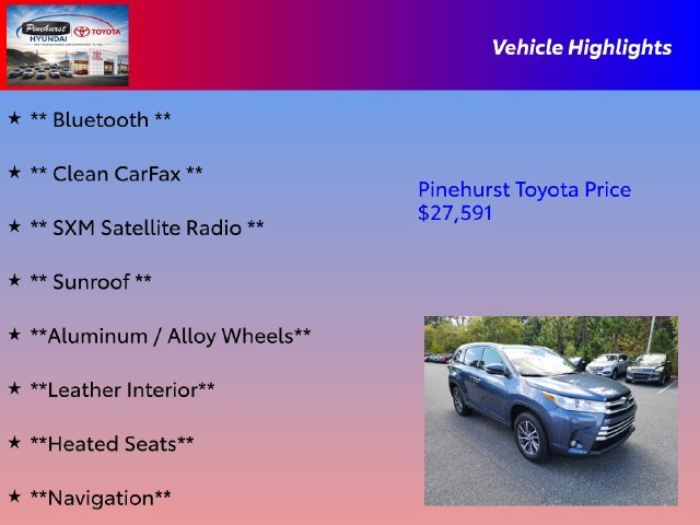 Used 2017 Blue Toyota XLE image 16