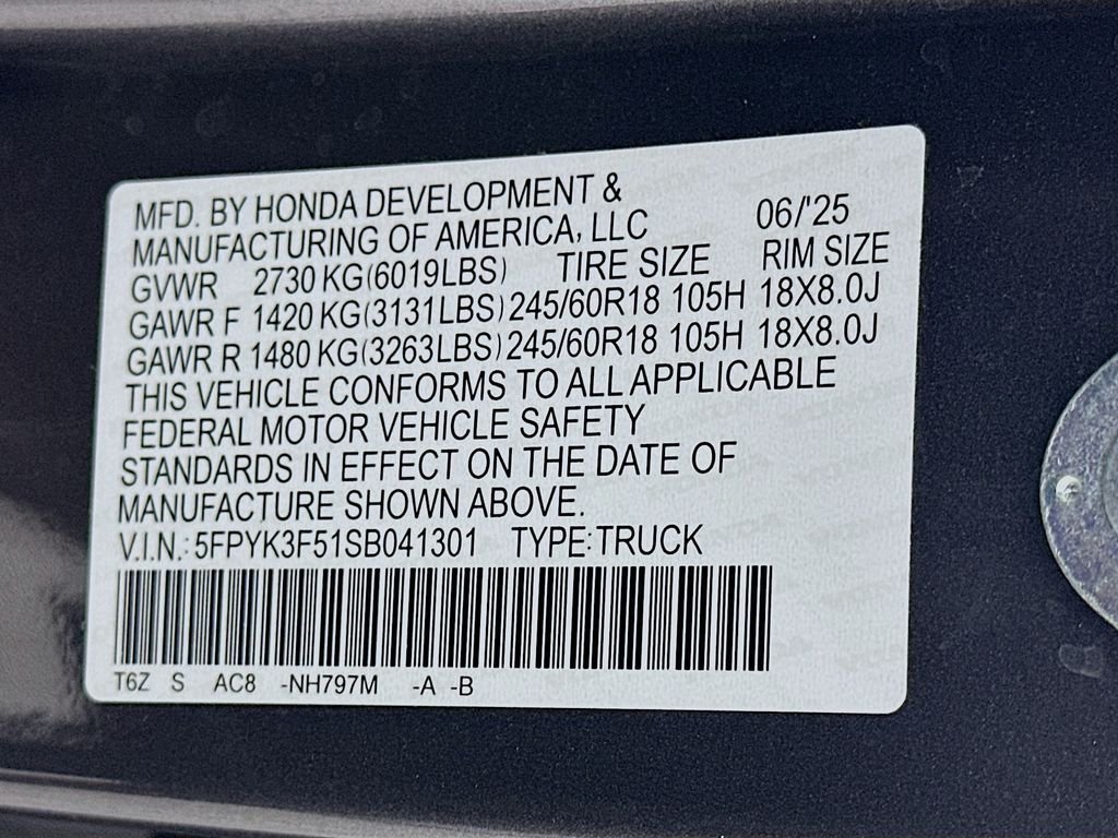 2025 Honda Ridgeline RTL - Photo 32