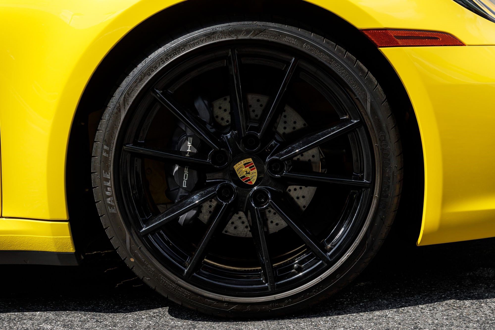 Used 2022 Racing Yellow Porsche Carrera image 31
