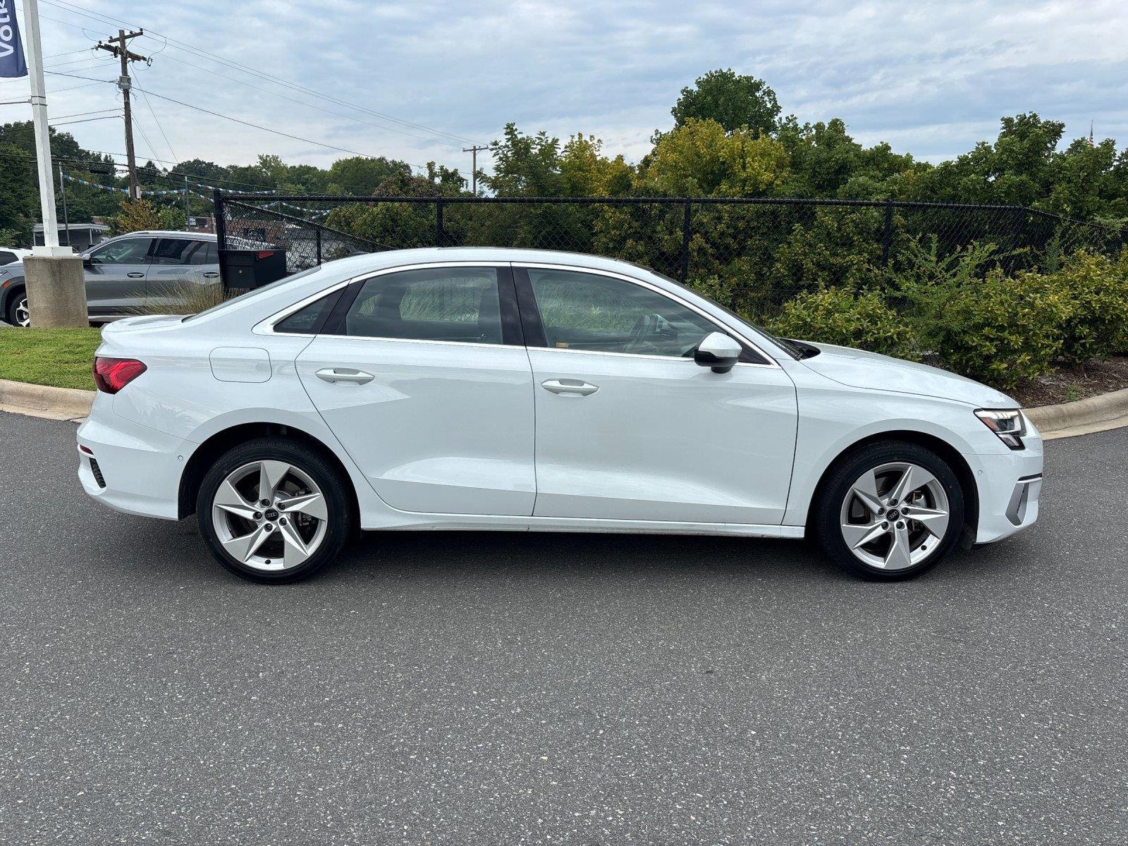 Used 2023 Glacier White Metallic Audi Premium Plus image 6