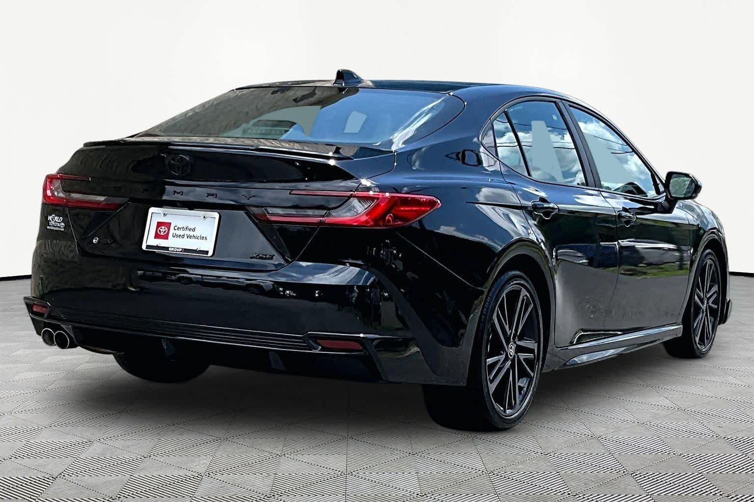 Used 2025 Midnight Black Metallic Toyota XSE image 13