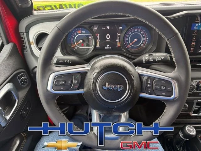 Used 2025 Red Jeep 4-Door Sahara 4x4 image 29