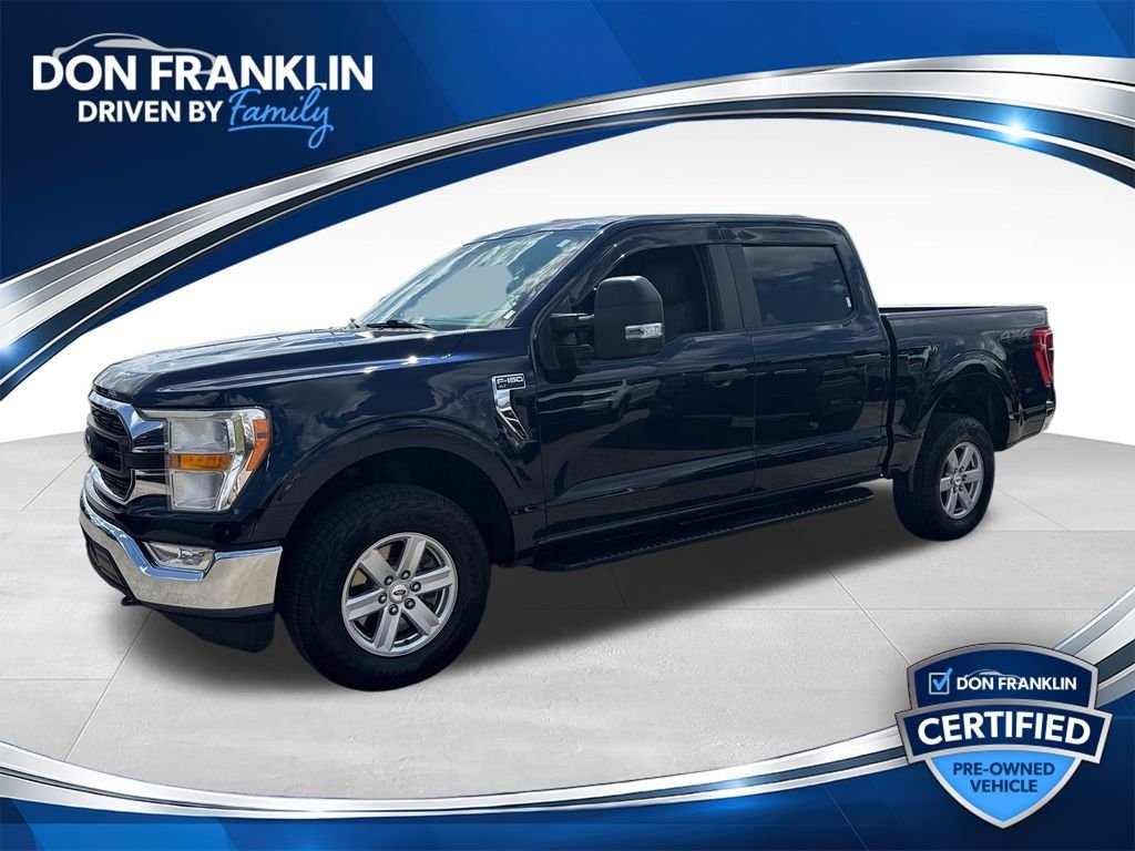 Used 2022 Blue Ford XLT image 1