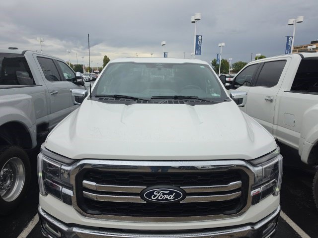 Used 2024 Star White Metallic Tri-Coat Ford LARIAT image 2