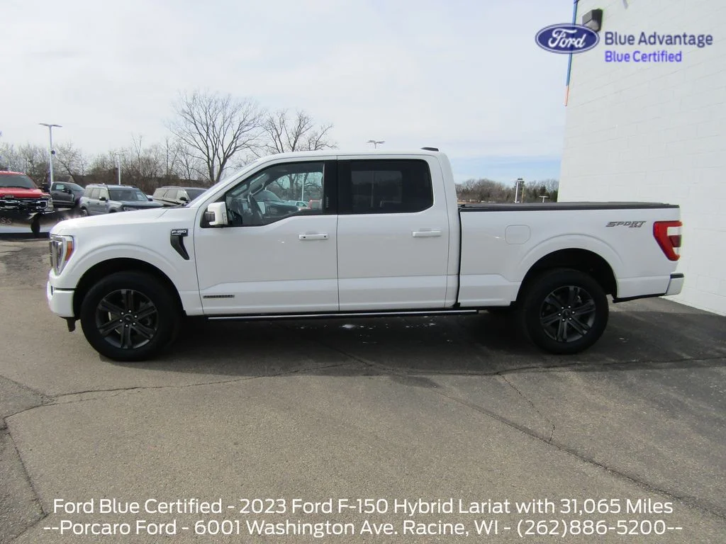 Certified Used 2023 Star White Ford Lariat image 2