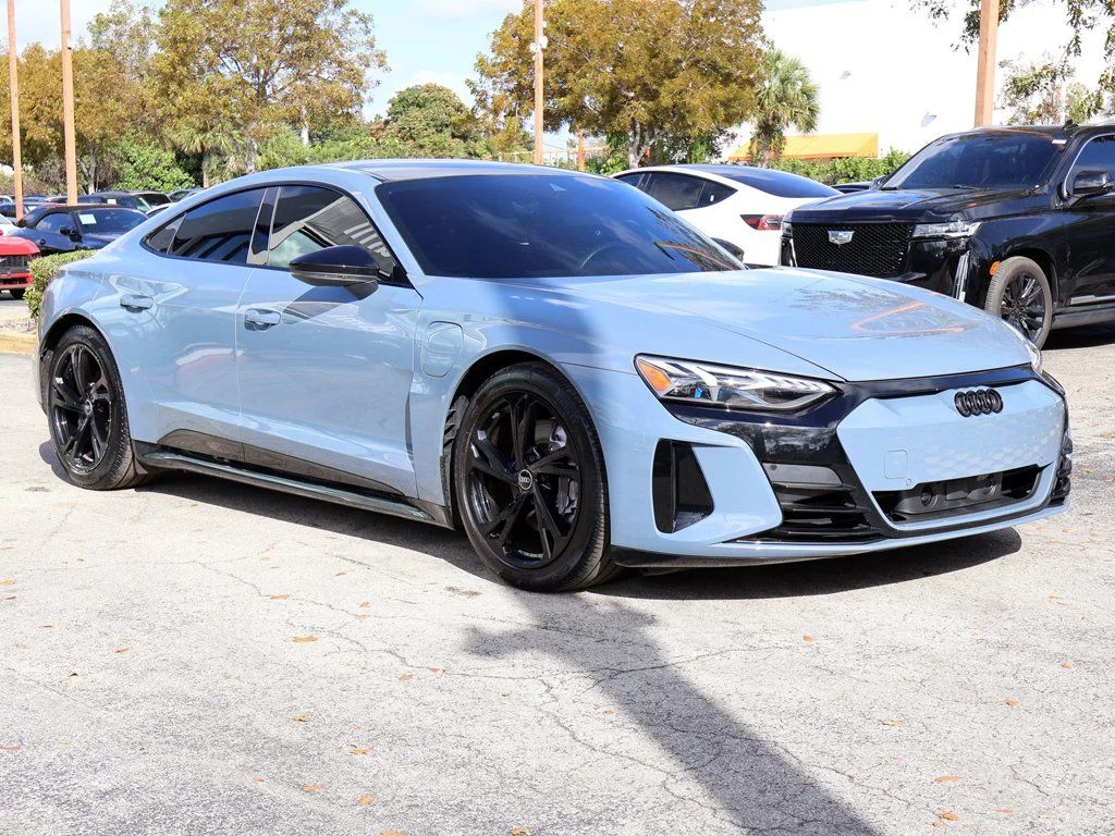 Used 2023 Audi e-tron GT Premium Plus with VIN WAUCJBFW0P7000354 for sale in Miami, FL