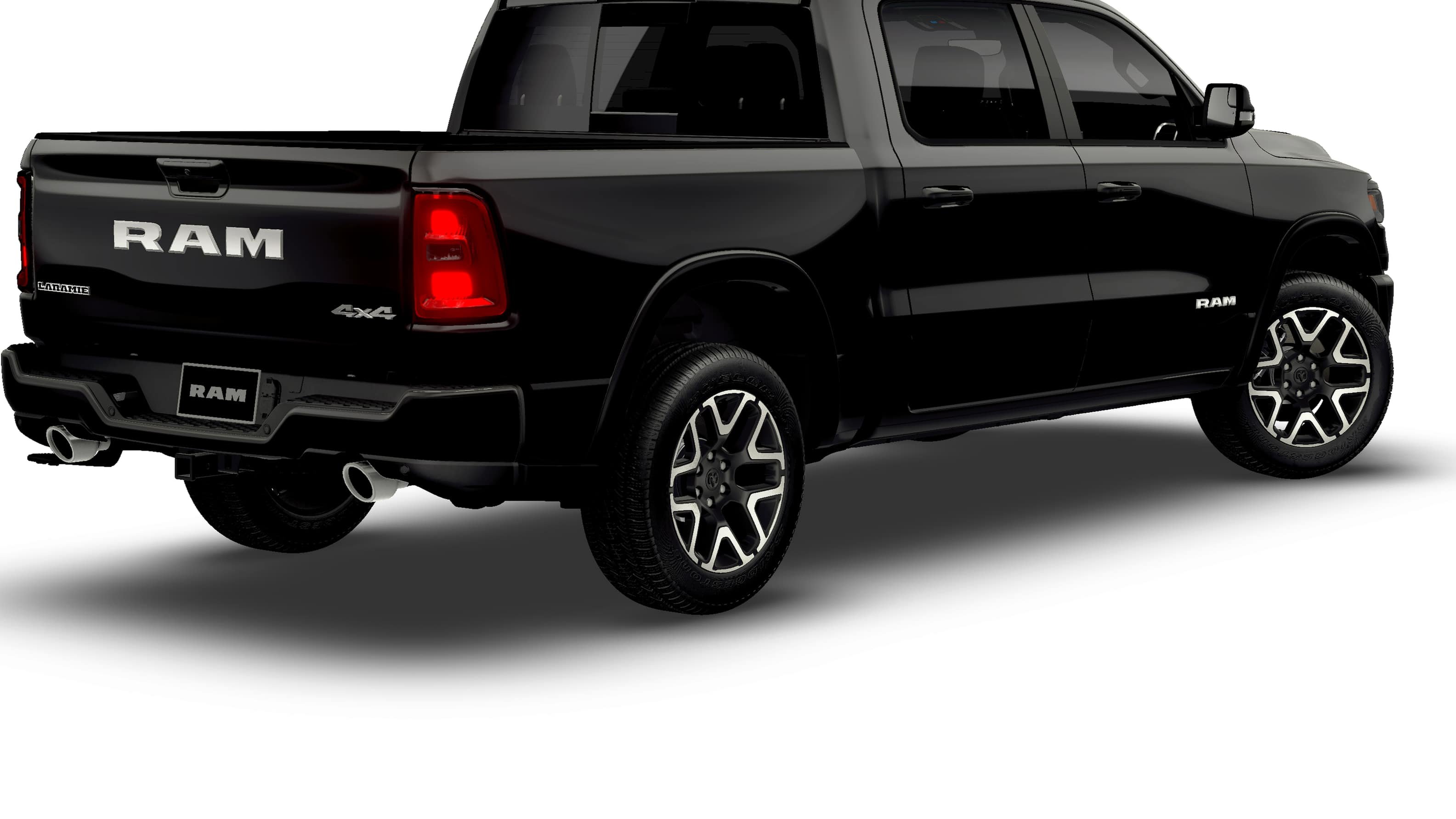 New 2026 Diamond Black Crystal Pearl-Coat Exterior Paint RAM LARAMIE image 2