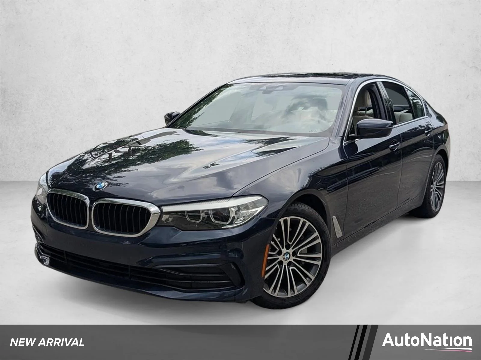Used 2019 Imperial Blue Metallic BMW 530i image 1