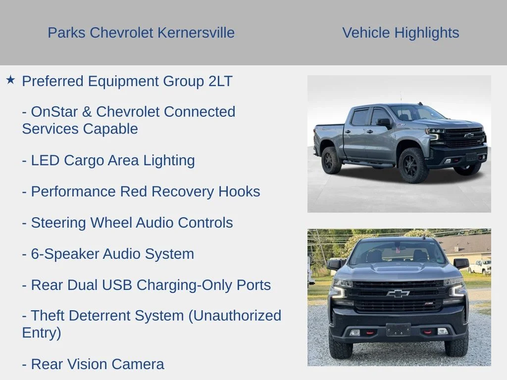Used 2021 Gray Chevrolet LT Trail Boss image 26