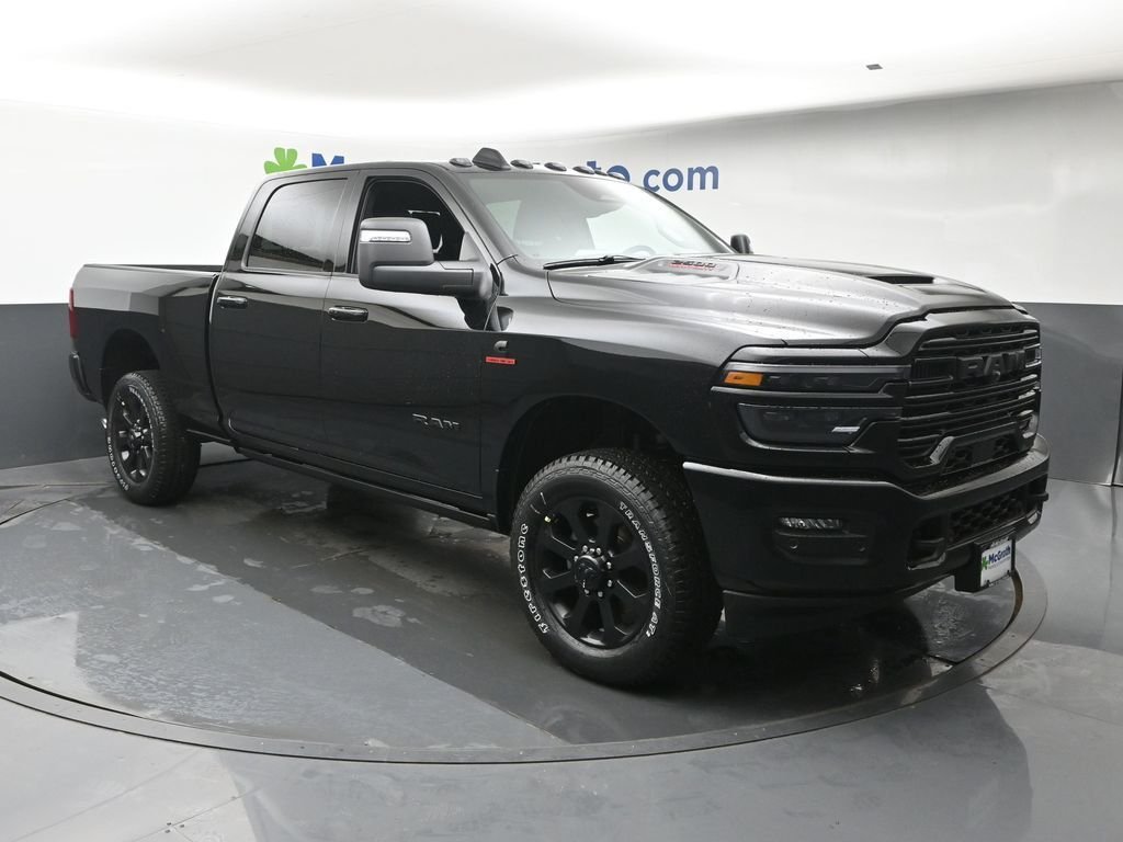 New 2026 Diamond Black Crystal Pearl-Coat Exterior Paint RAM Laramie image 2