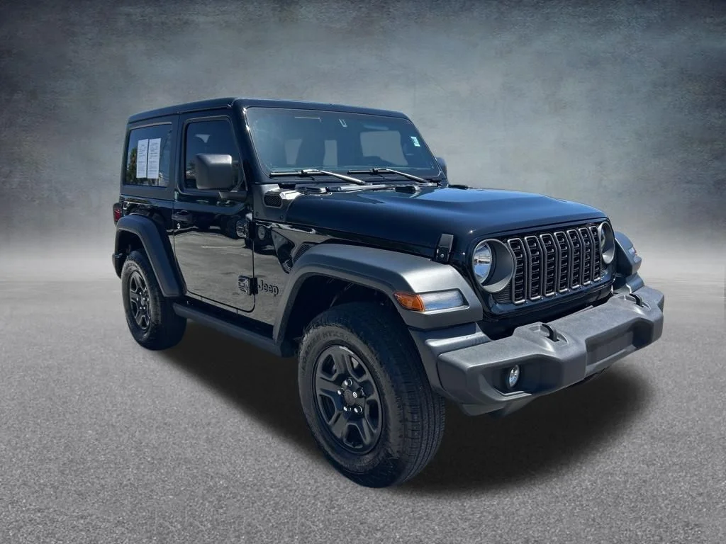 Certified Used 2025 Black Jeep Sport image 2