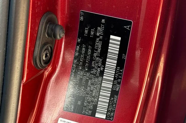 Certified Used 2017 Red Toyota LE image 36