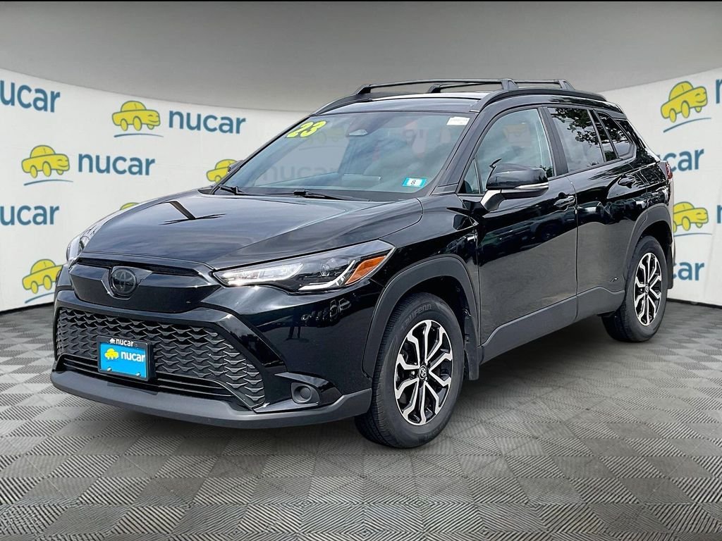 Used 2023 Jet Black Toyota Hybrid SE image 3