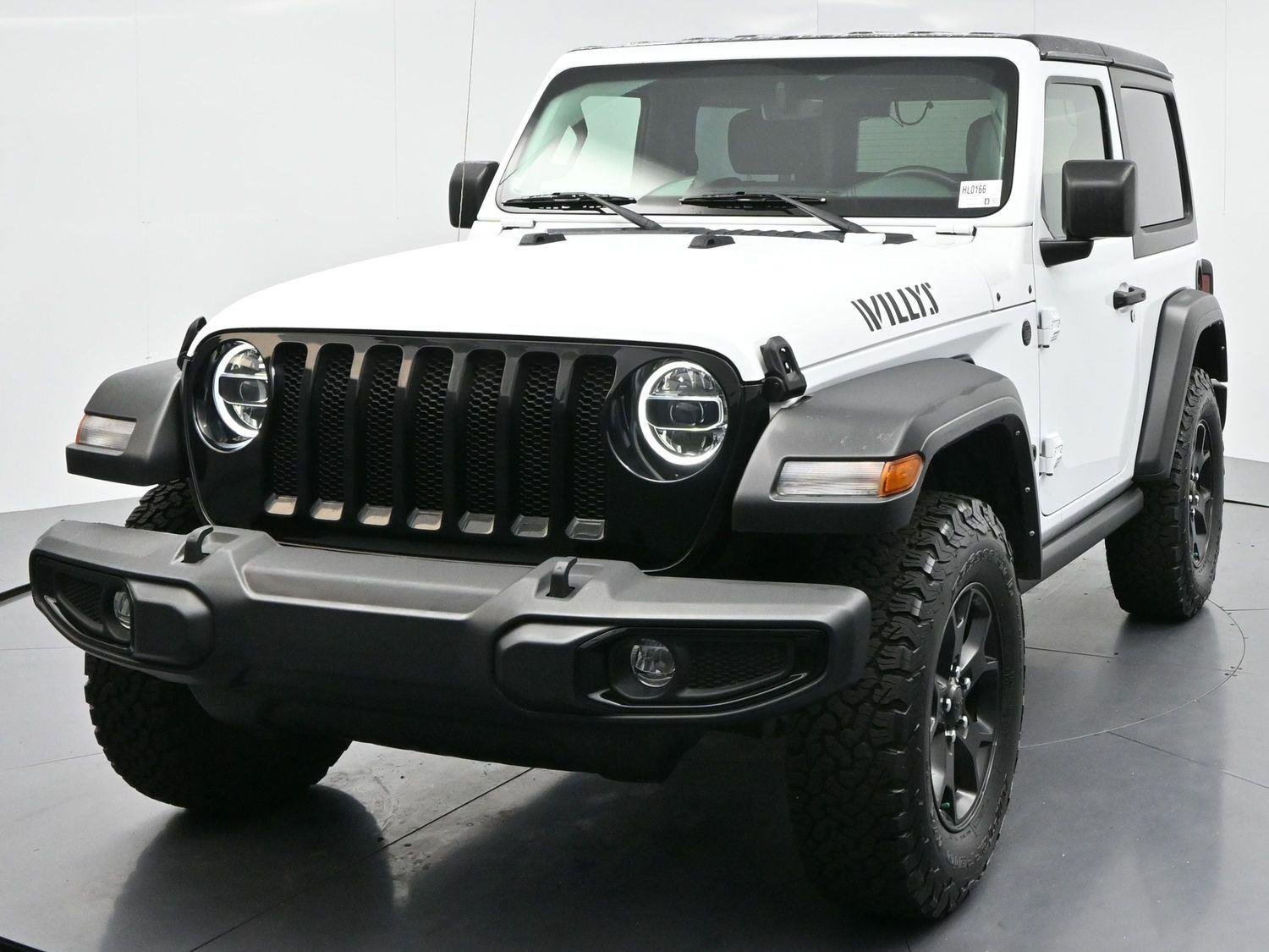 Used 2022 Bright White Clearcoat Jeep Willys image 3