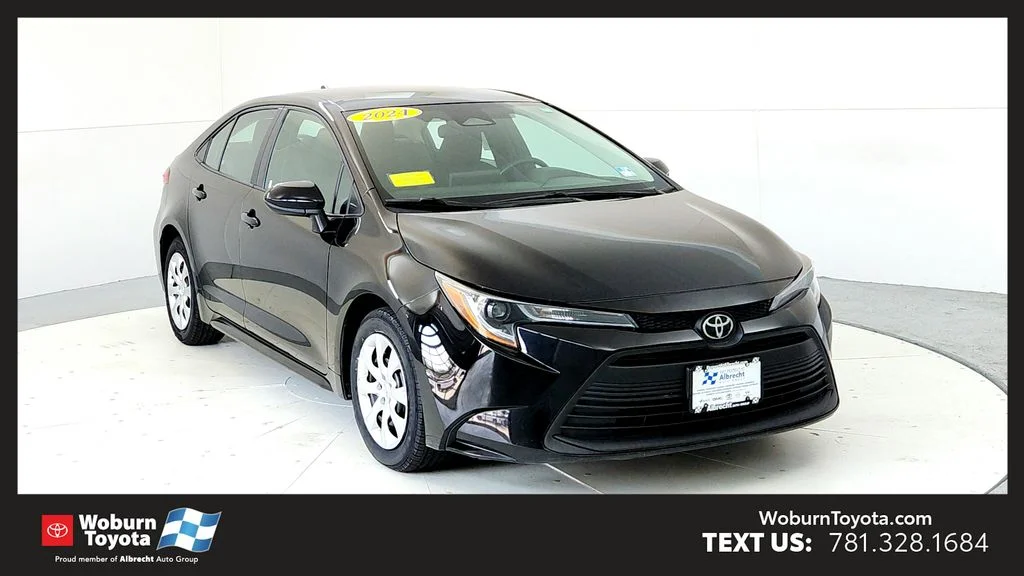 Certified Used 2024 Black Toyota LE image 1