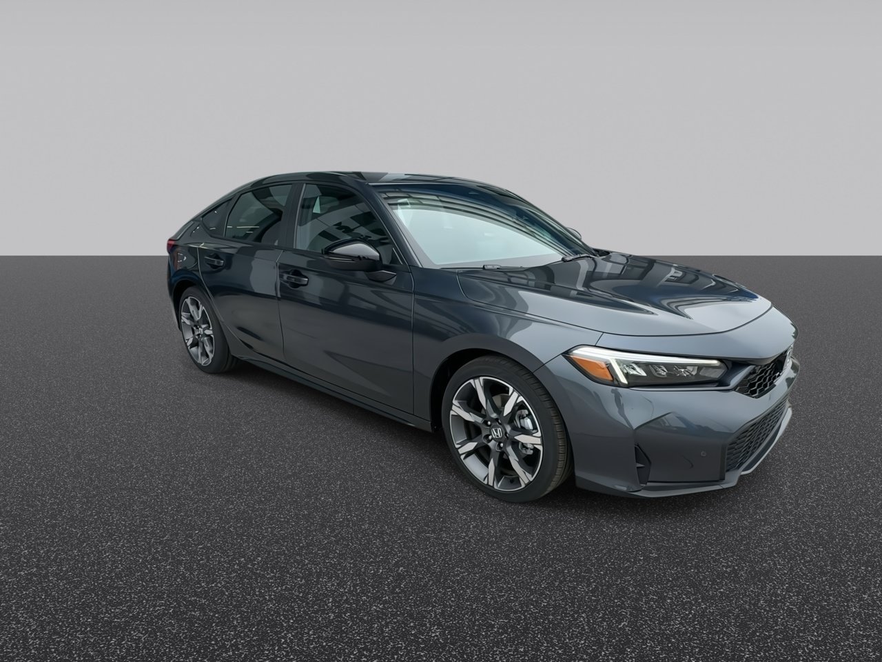 New 2026 Meteorite Gray Metallic Honda FWD Touring Hybrid image 2