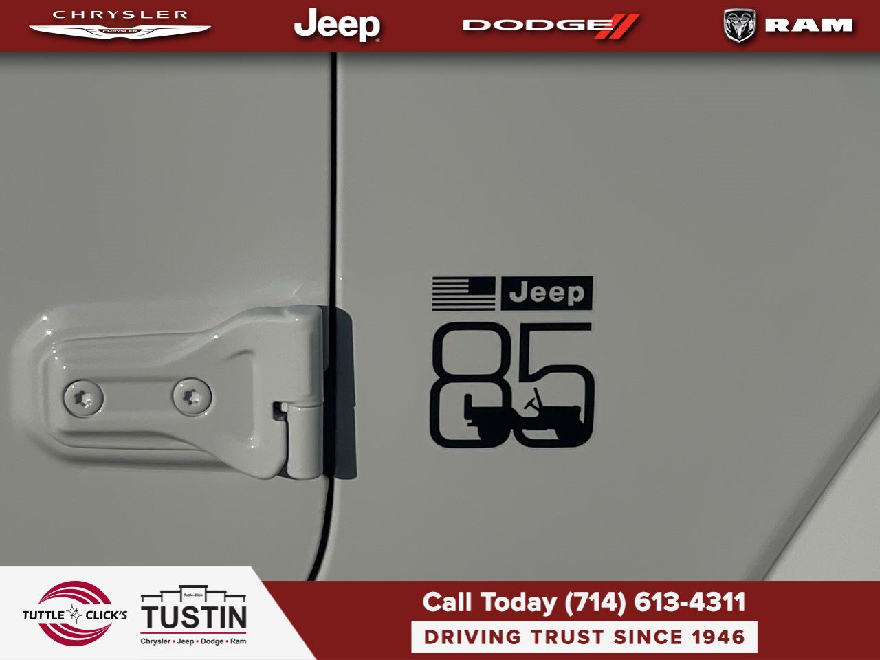 New 2026 Bright White Clearcoat Jeep 85th Anniversary image 14