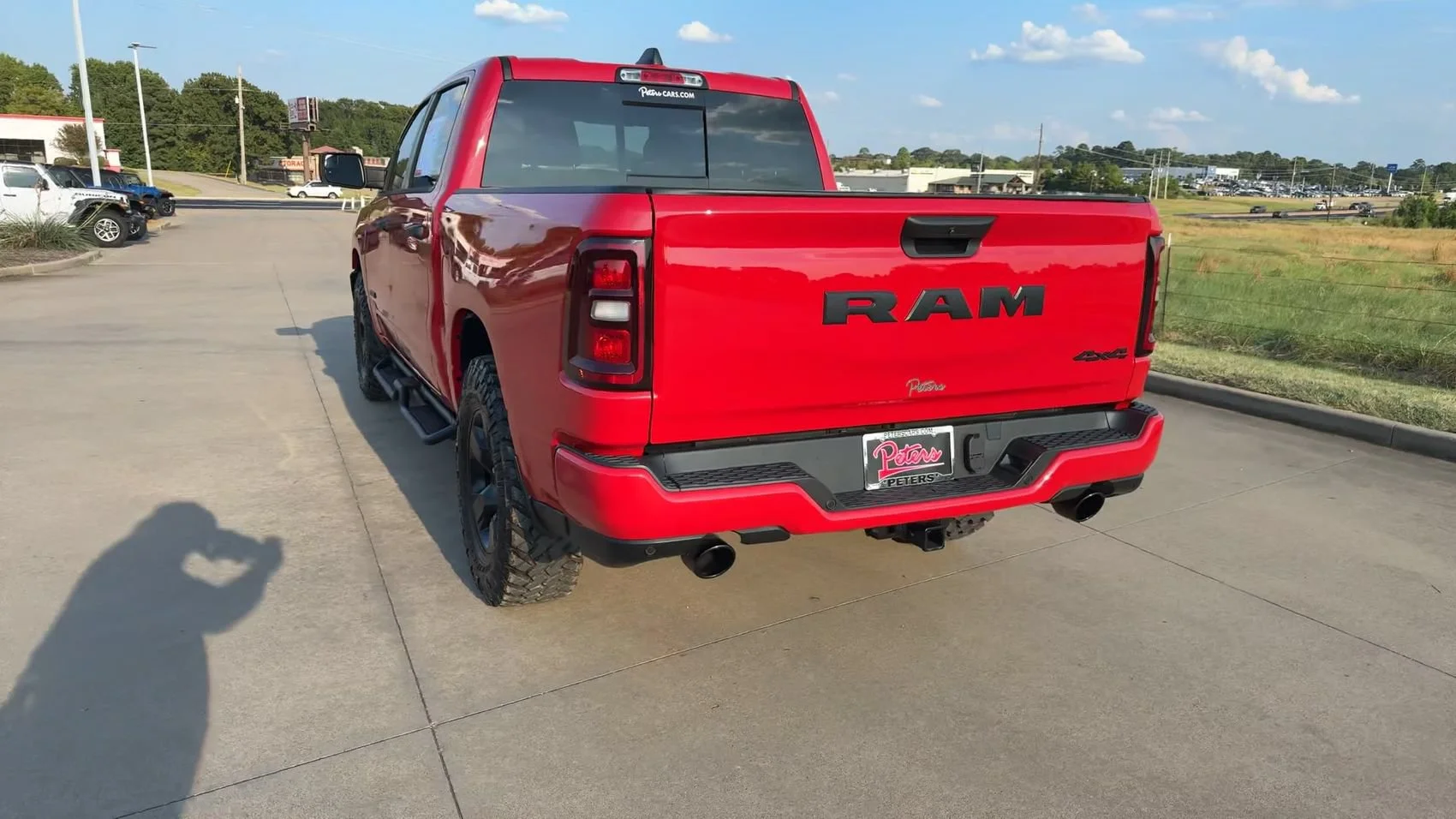 Used 2025 Flame Red Clearcoat Ram Tradesman image 6