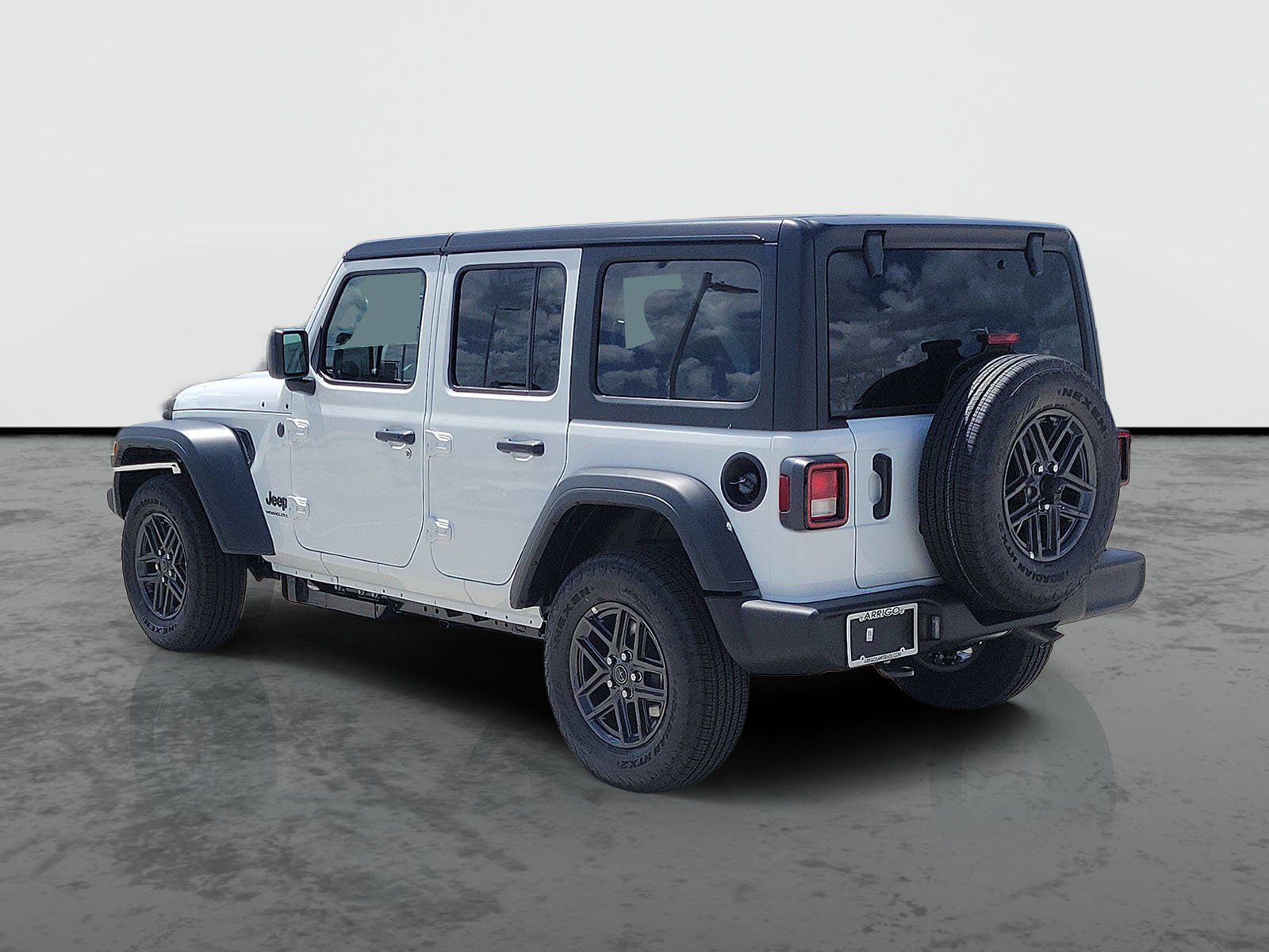 New 2026 Bright White Clear-Coat Exterior Paint Jeep Sport S image 2