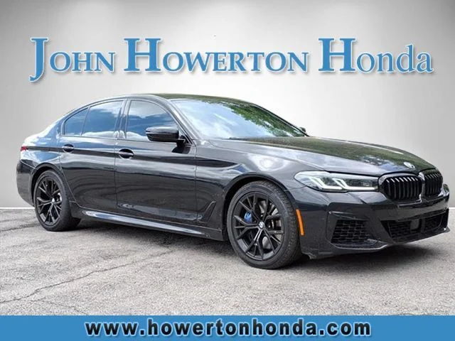 Used 2022 Black BMW 540i xDrive image 1