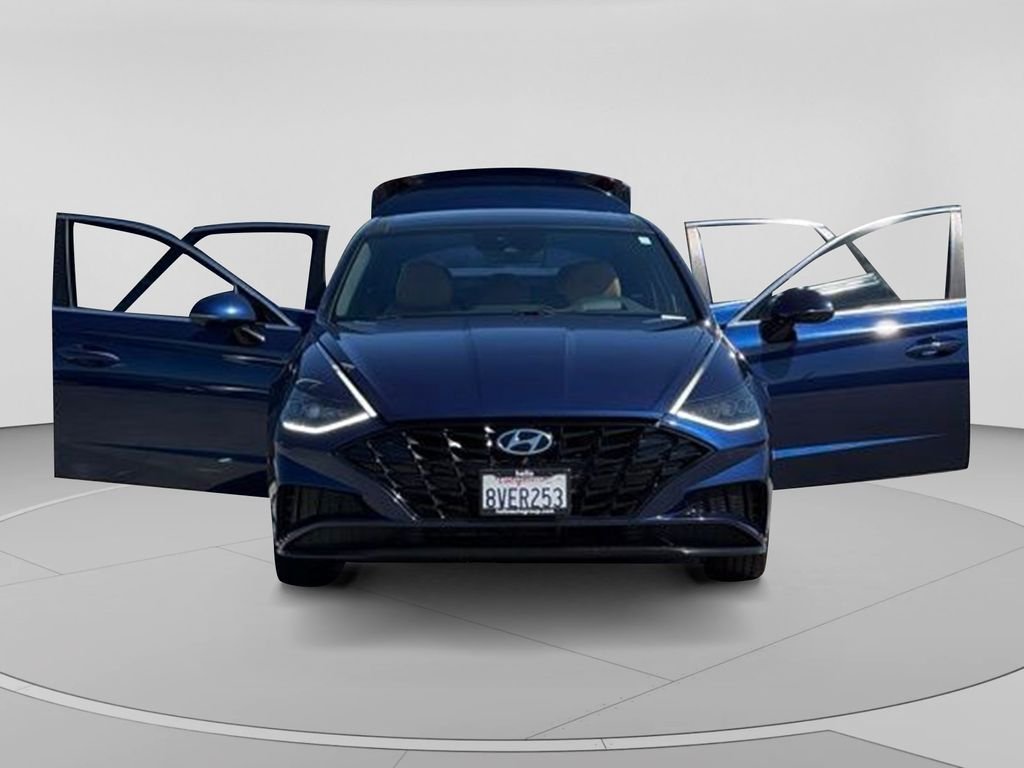 Used 2021 Stormy Blue Hyundai Limited image 32