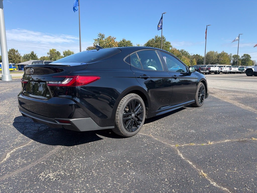 Certified Used 2025 Midnight Black Metallic Toyota SE image 6