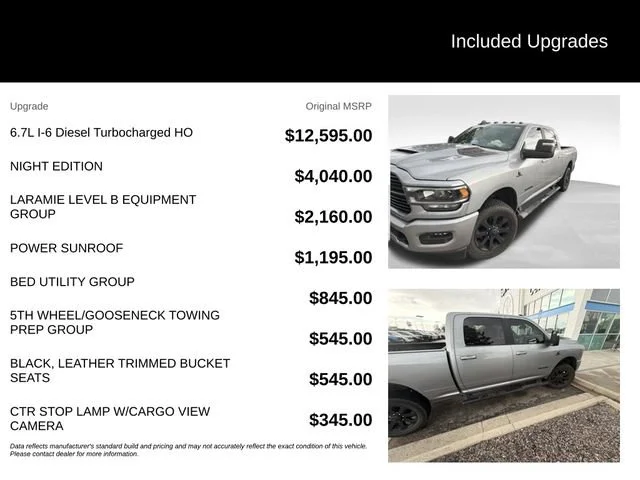 Used 2024 Silver Ram Laramie Crew Cab 4x4 6