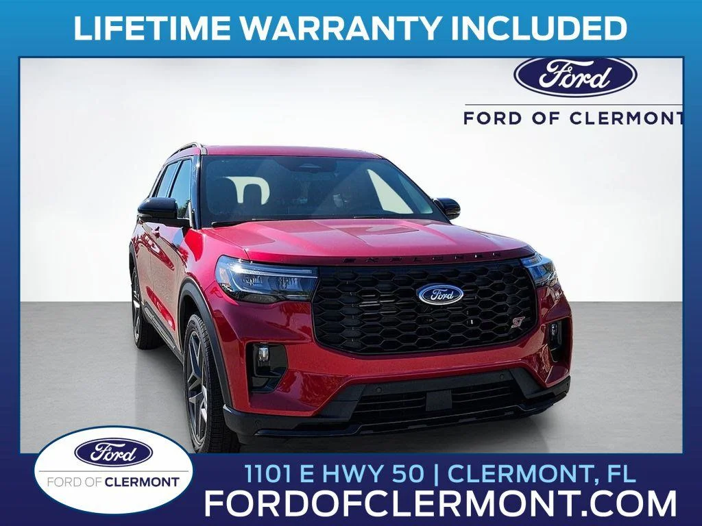New 2026 Rapid Red Metallic Tinted Clearcoat Ford ST image 1