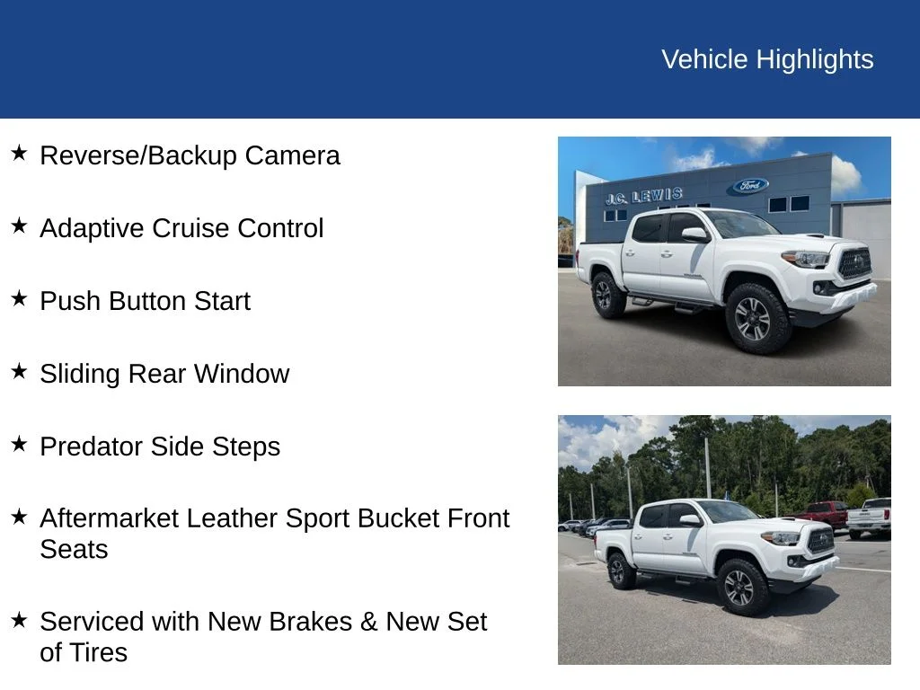 Certified Used 2019 Super White Toyota TRD Sport image 22