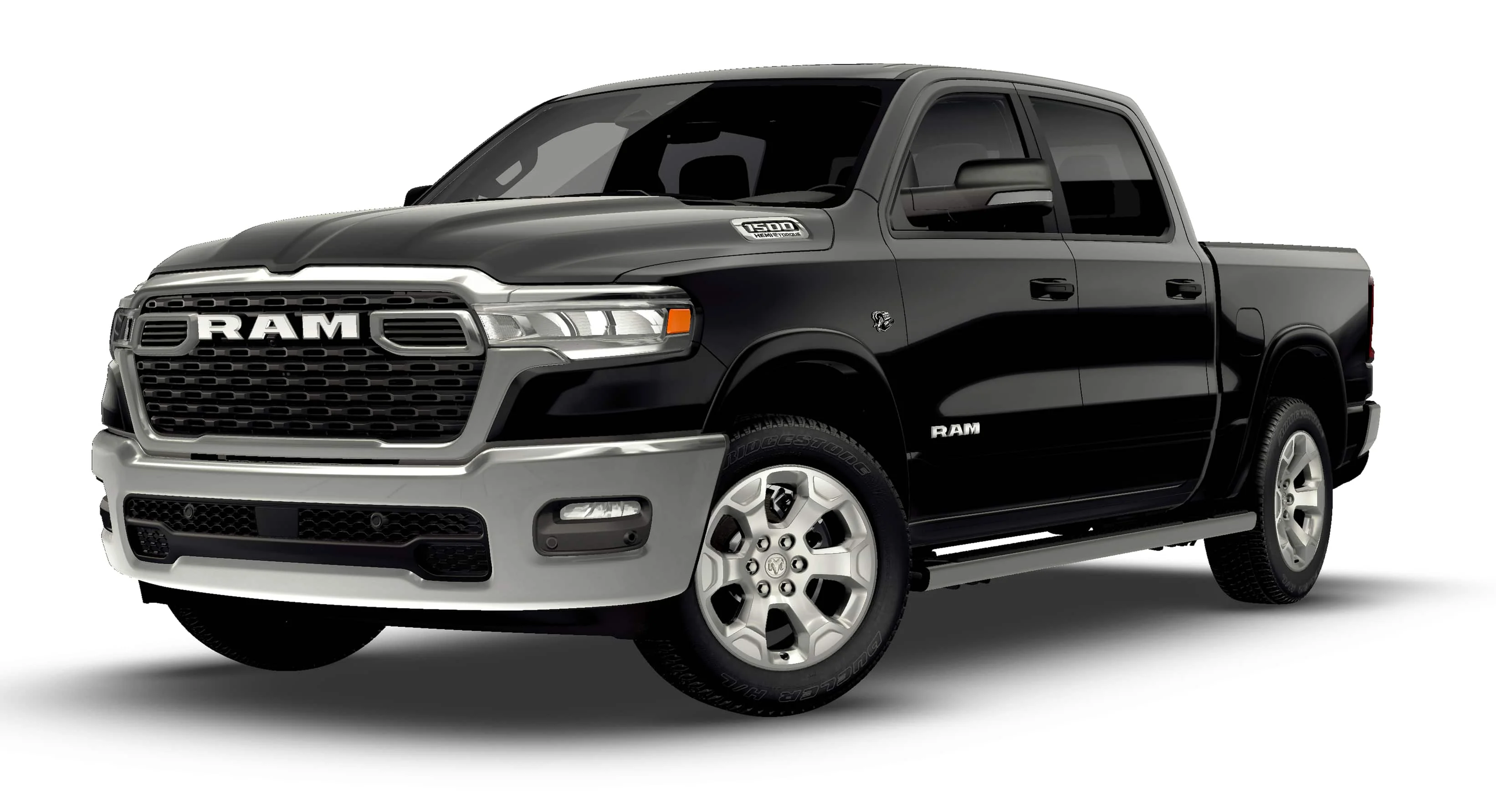 New 2026 Diamond Black Crystal Pearl-Coat Exterior Paint RAM BIG HORN image 13