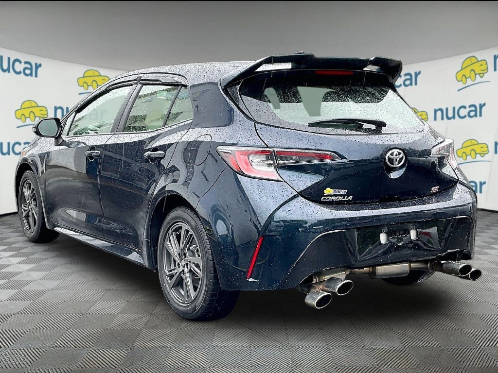 Certified Used 2021 Blue Toyota SE image 4