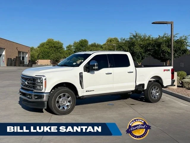 Certified Used 2023 White Ford Lariat image 1