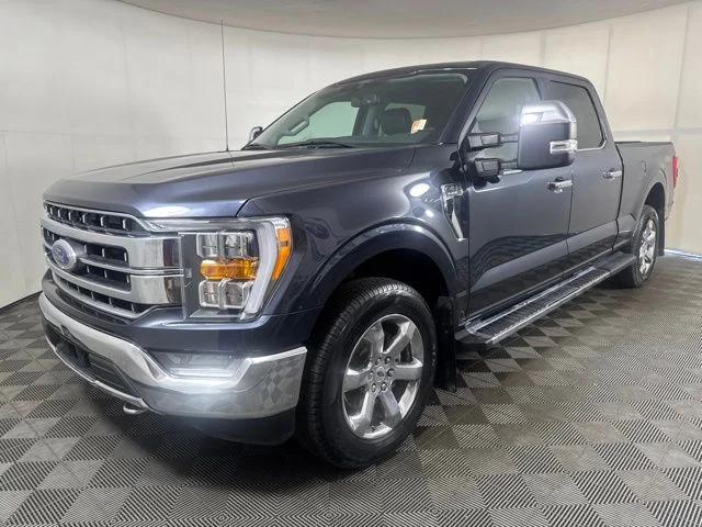 Certified Used 2021 Smoked Quartz Metallic Tinted Clearcoat Ford Lariat image 8