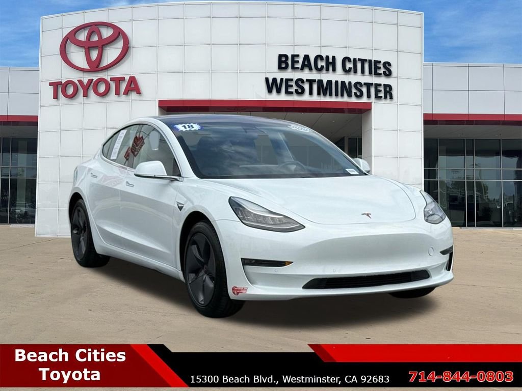Used 2018 Tesla Model 3 Long Range with VIN 5YJ3E1EA3JF057544 for sale in Monrovia, CA