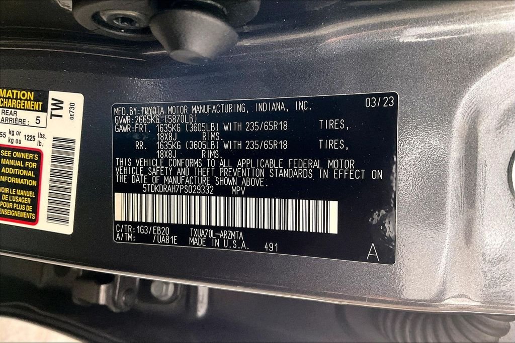 Used 2023 Gray Toyota XLE image 40