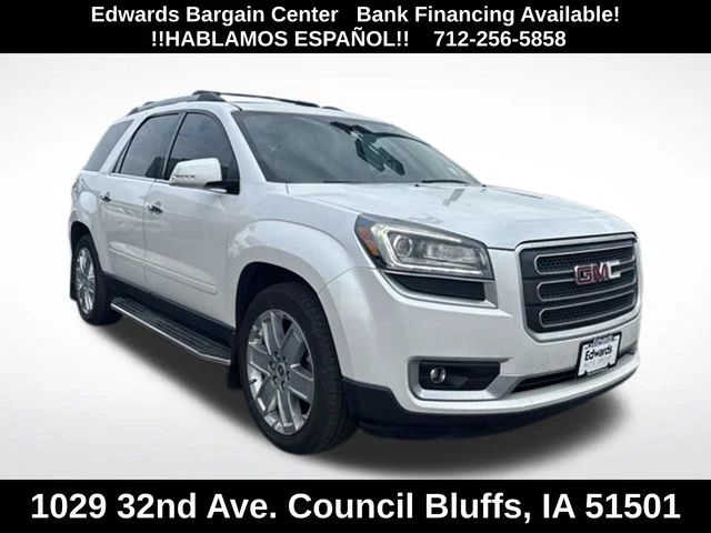 Used 2017 White GMC Limited image 1