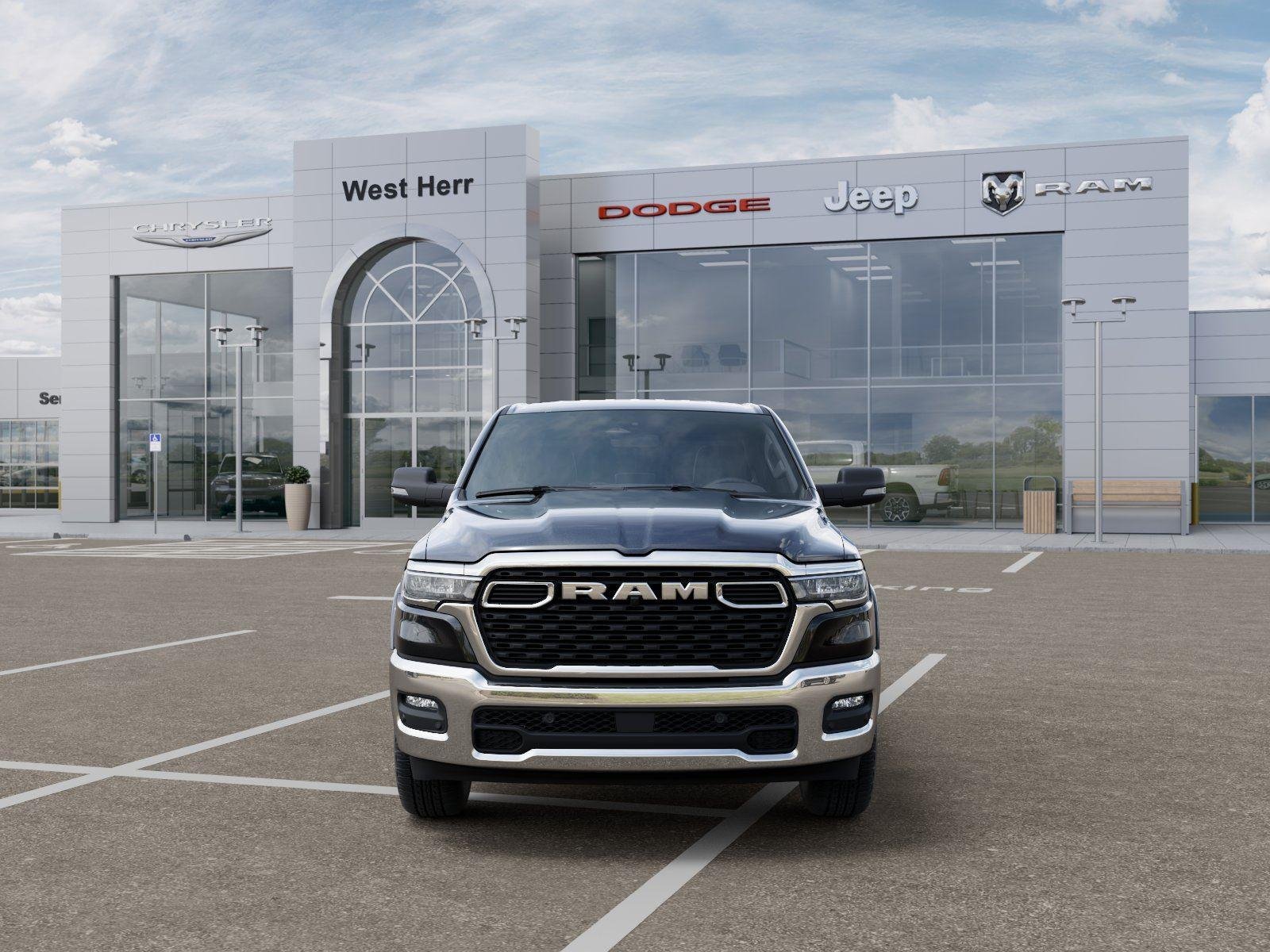 New 2026 Diamond Black Crystal Pearlcoat RAM RAM 1500 BIG HORN CREW CAB 4X4 image 6
