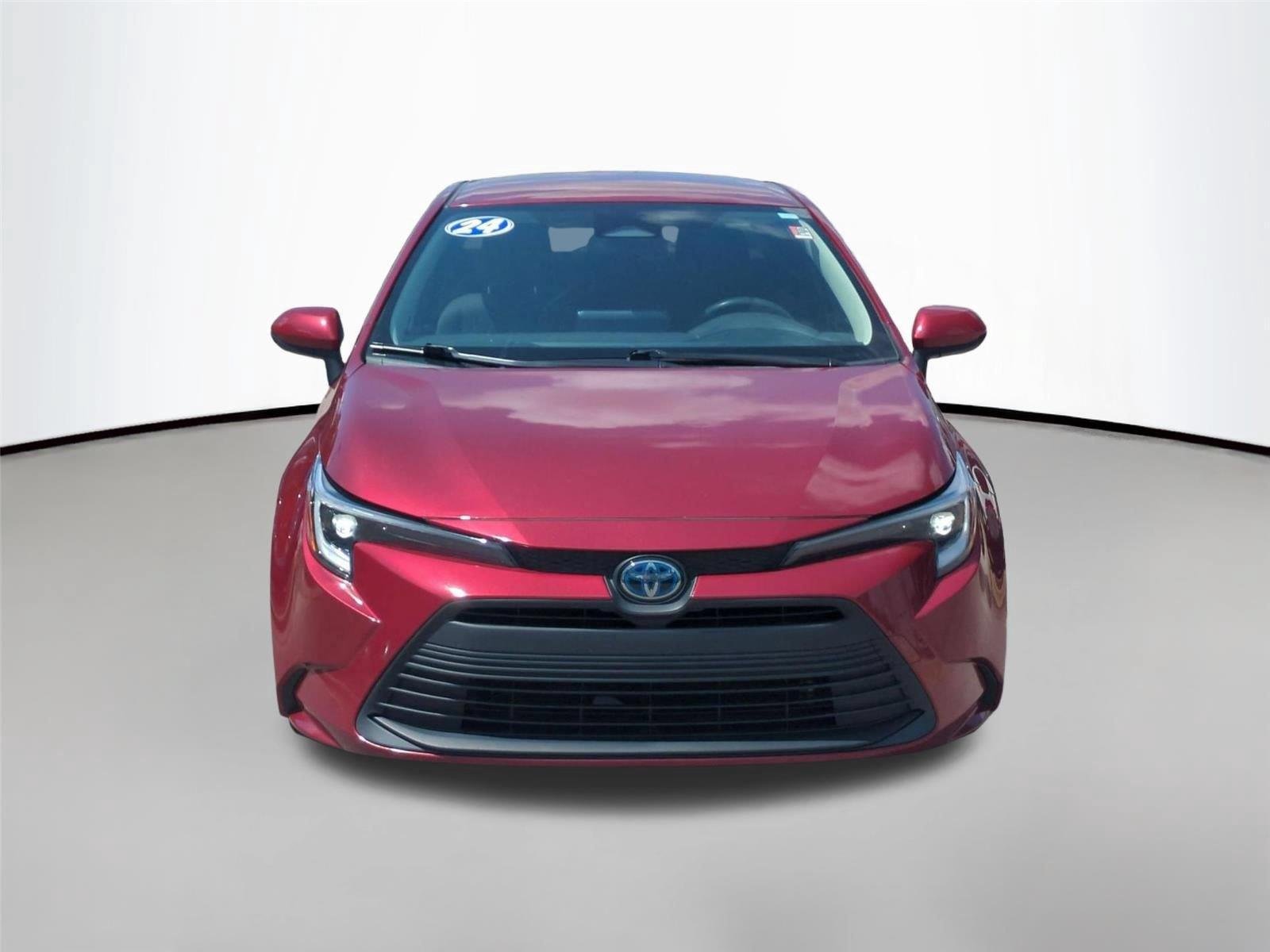 Used 2024 Ruby Flare Pearl Toyota Hybrid LE image 8