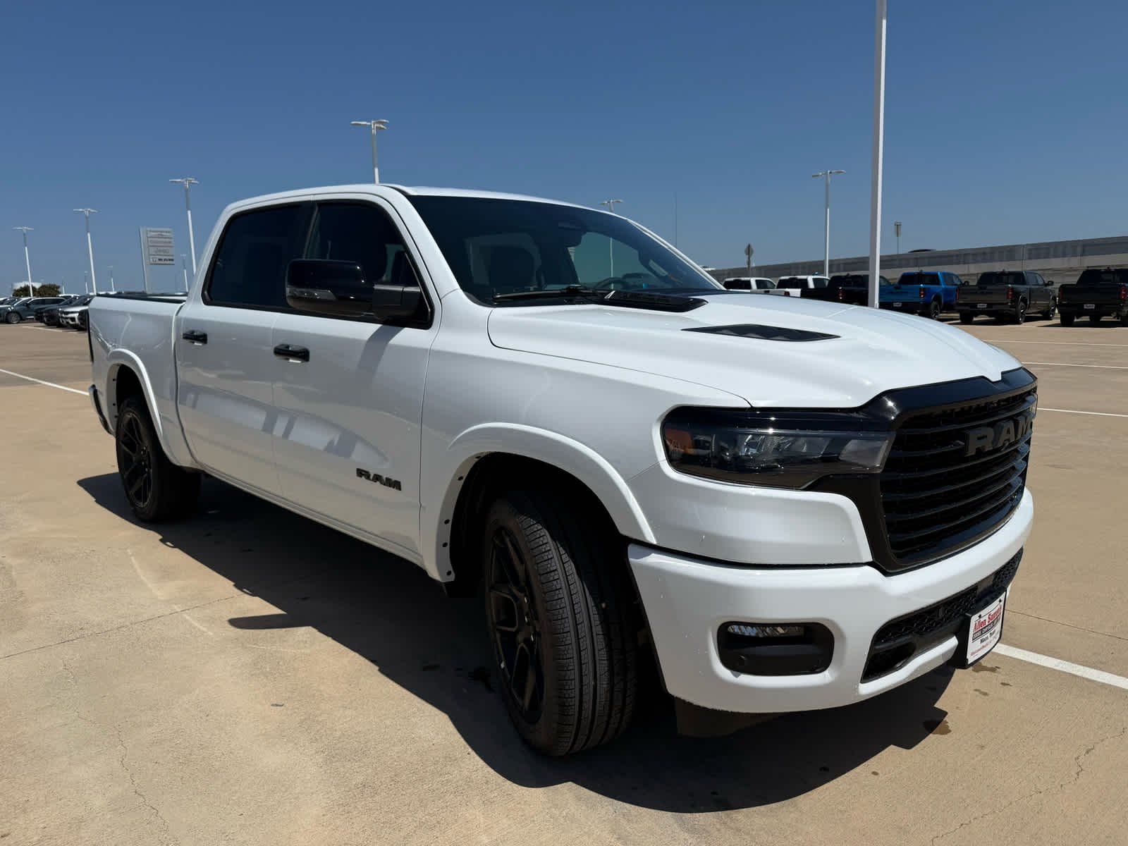 New 2026 Bright White Clearcoat Ram Laramie image 4