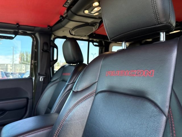 Used 2021 Sarge Green Clearcoat Jeep Unlimited Rubicon image 23