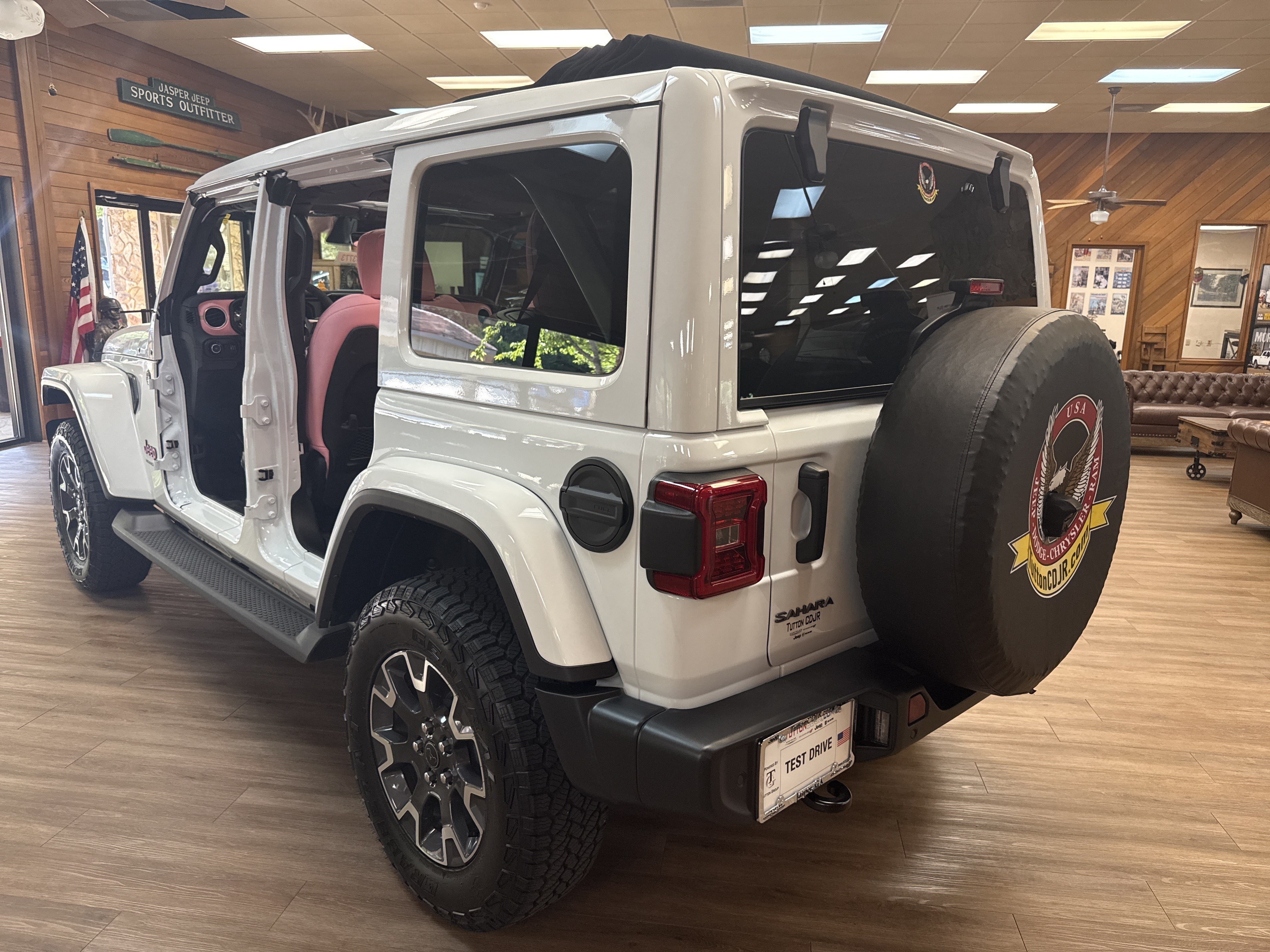 New 2026 Bright White Clearcoat Jeep Sahara image 5