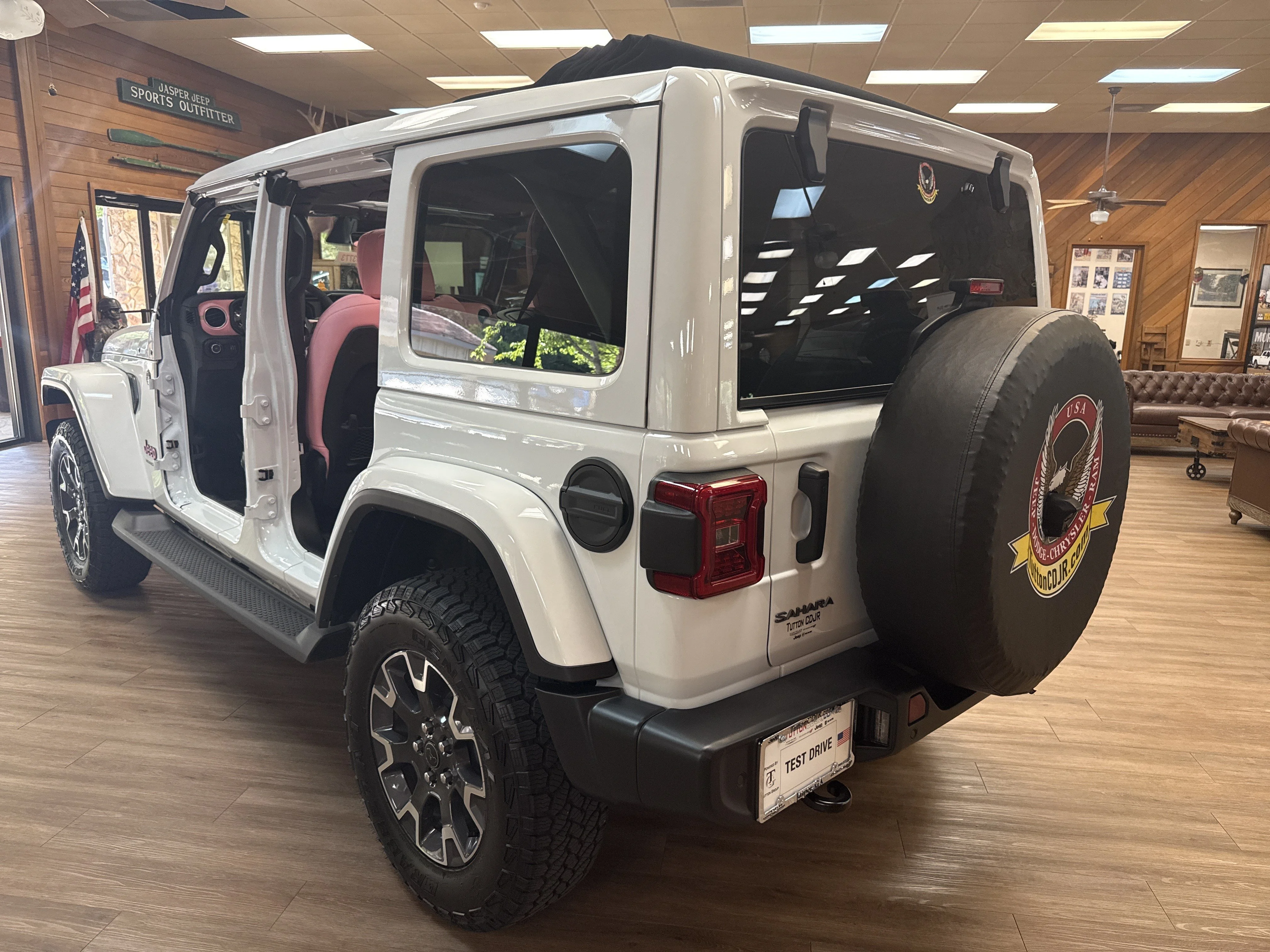 New 2026 Bright White Clearcoat Jeep Sahara image 5